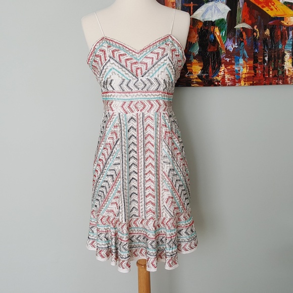 Parker Dresses & Skirts - Parker Art Deco Beaded Cocktail Dress M